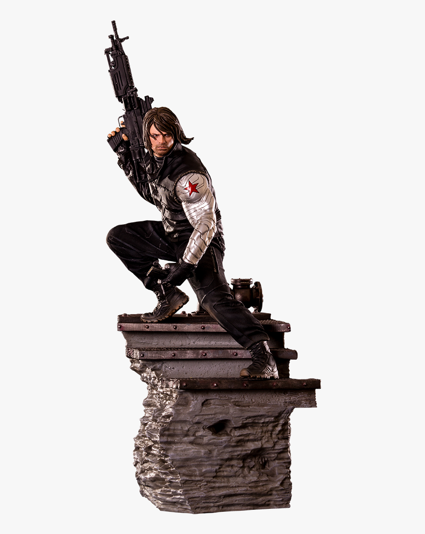 Iron Studios Winter Soldier Polystone Statue, HD Png Download