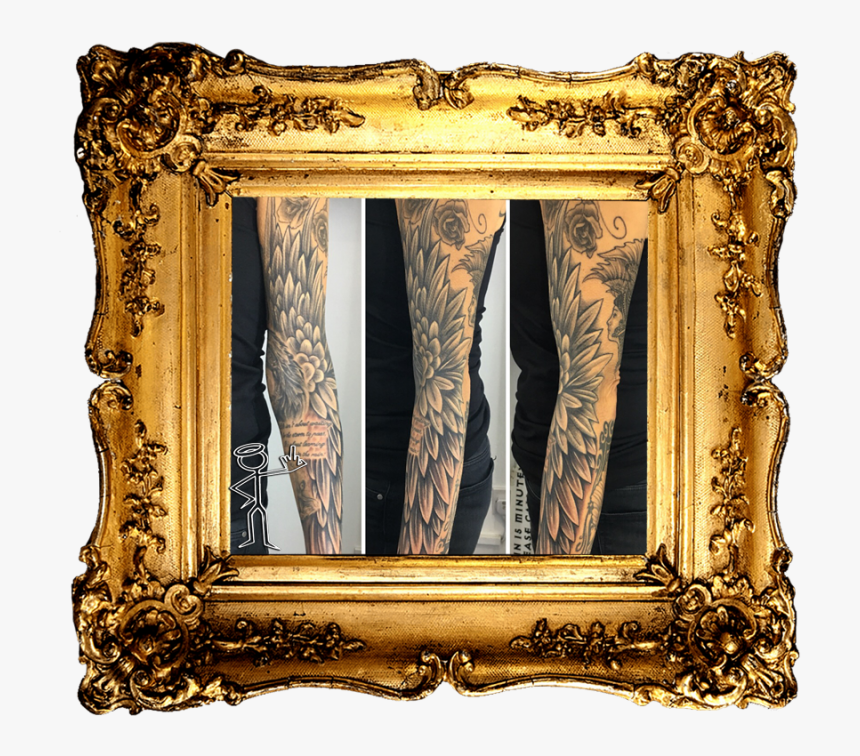 Angel Wing Freehand Tattoo - Minecraft Fnaf Sister Location, HD Png Download