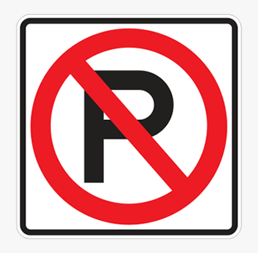 No Parking Symbol No Turn On Red Arrow Sign, HD Png Download