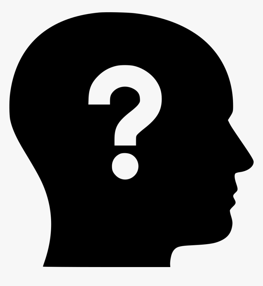 Question Head - Head Question Icon Free, HD Png Download