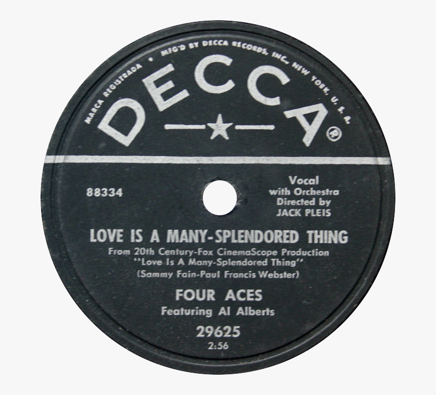 Love Is A Many Splendored Thing By Four Aces Featuring - Rockin Through The Rye Bill Haley, HD Png Download