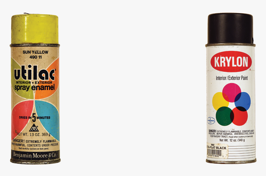 Spray Paint Cans - Black Spray Paint Can Png, Transparent Png