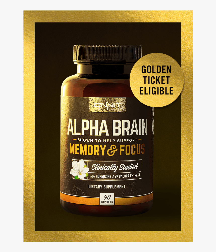 Alpha Brain® - Caffeine, HD Png Download