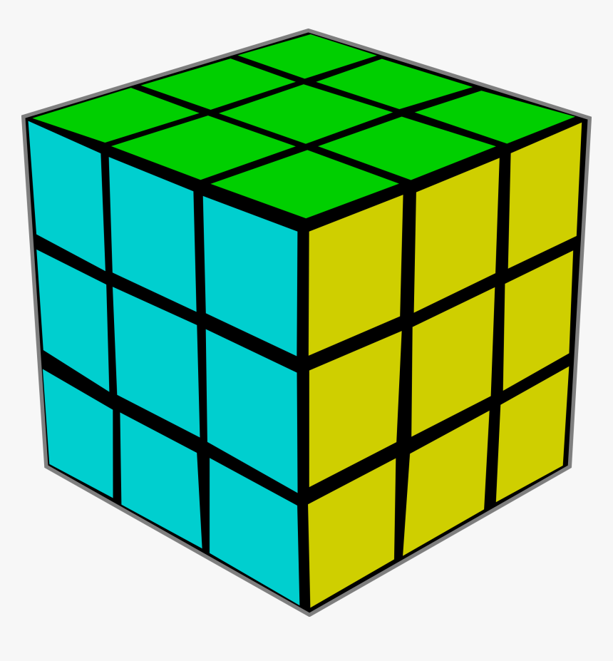 Clip Art Rubiks Cube, HD Png Download