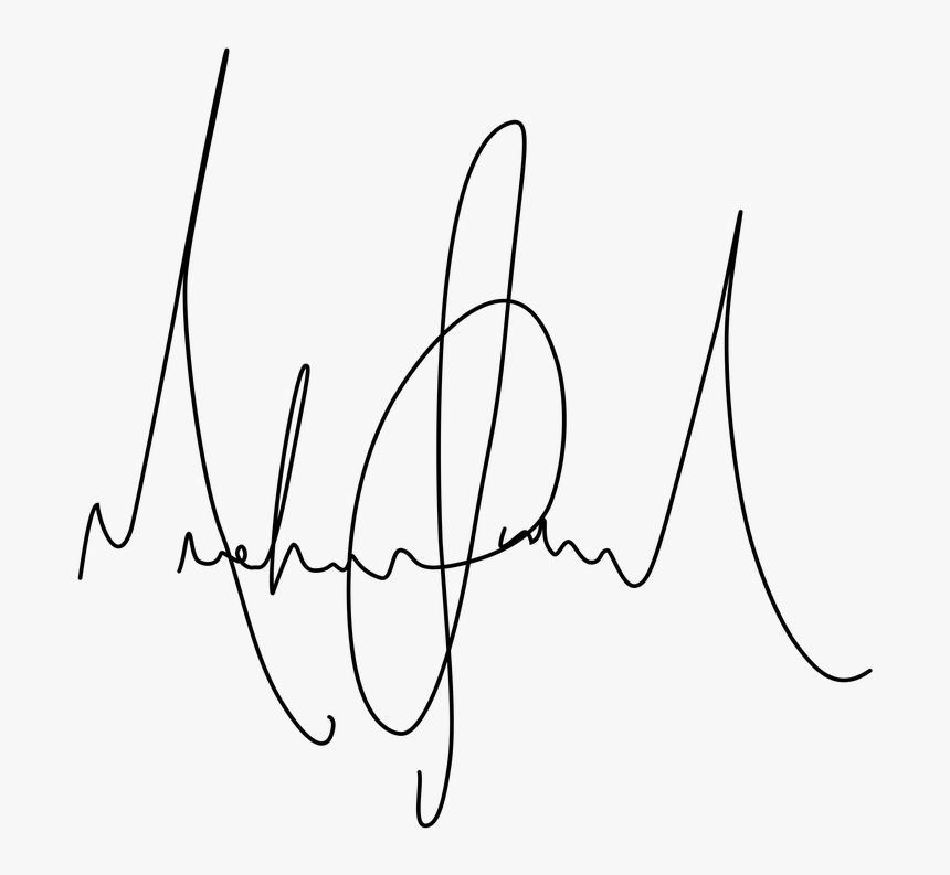Michael Jackson, Signature Of The Pop Star, Png - Real Michael Jackson Autograph, Transparent Png