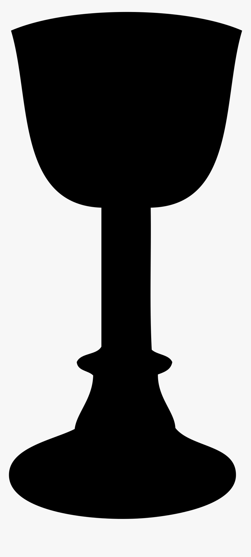 File Silhouette Svg Wikimedia - Chalice Svg, HD Png Download