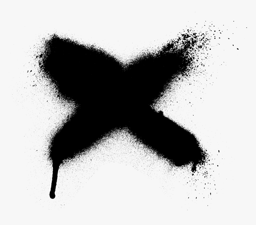 Spray Paint X Vector, HD Png Download , Transparent Png Image PNGitem