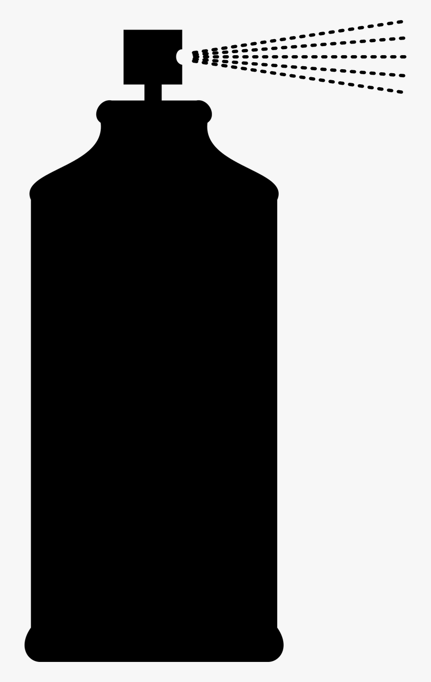 Aerosol Painting Sprayer Spray Can Clipart Spray Can Silhouette, HD