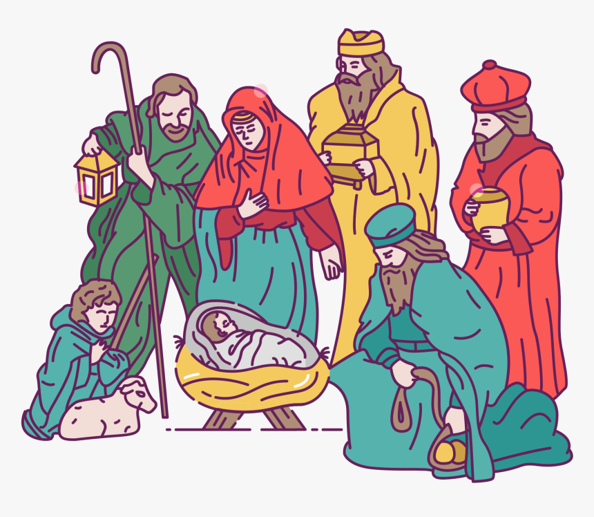 Jesus Birth Clipart Hd, HD Png Download