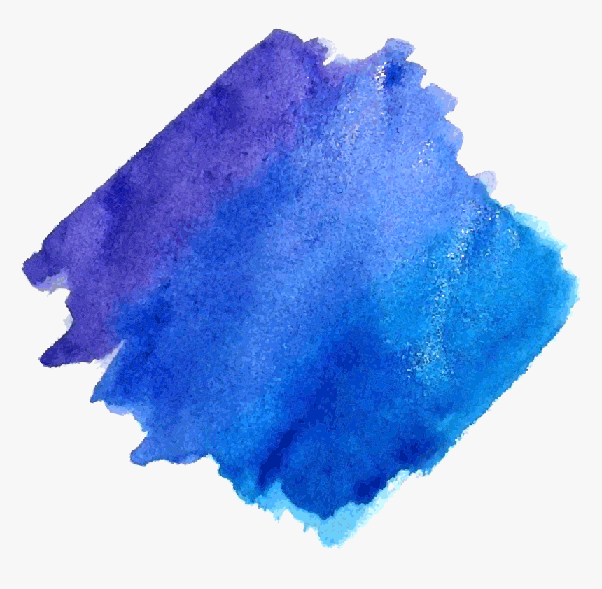 Blue Smudge Texture Watercolor Vector Painting Clipart - Drupalcon Dublin Logo, HD Png Download