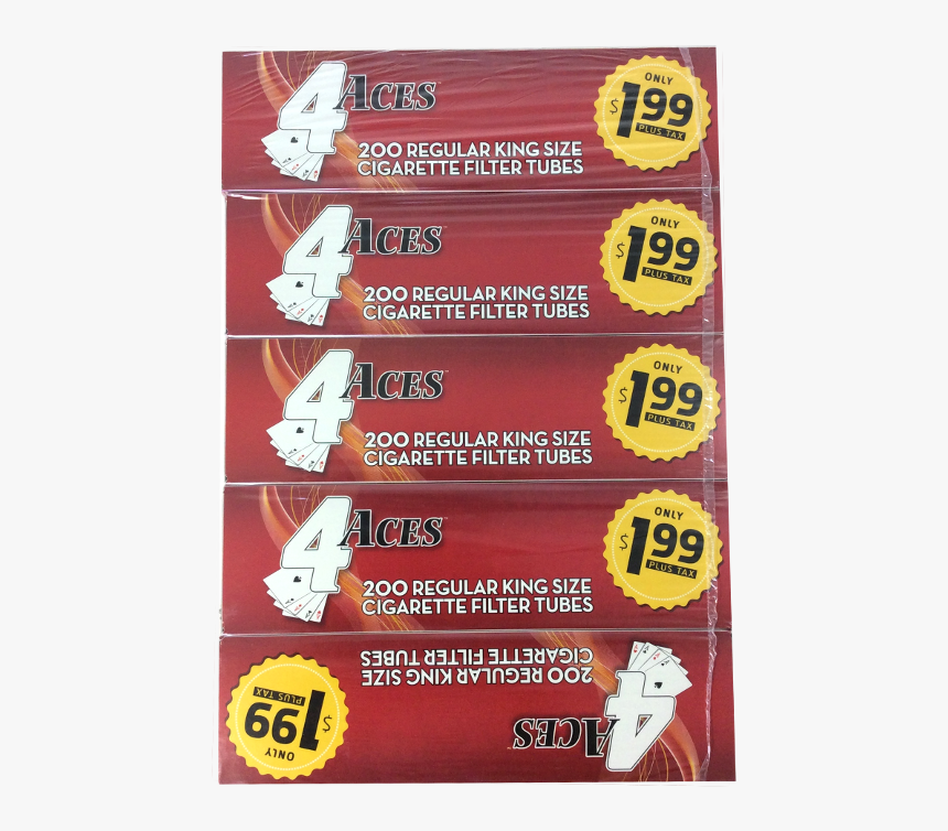 4 Aces Ks Tubes Pp $1 - Label, HD Png Download
