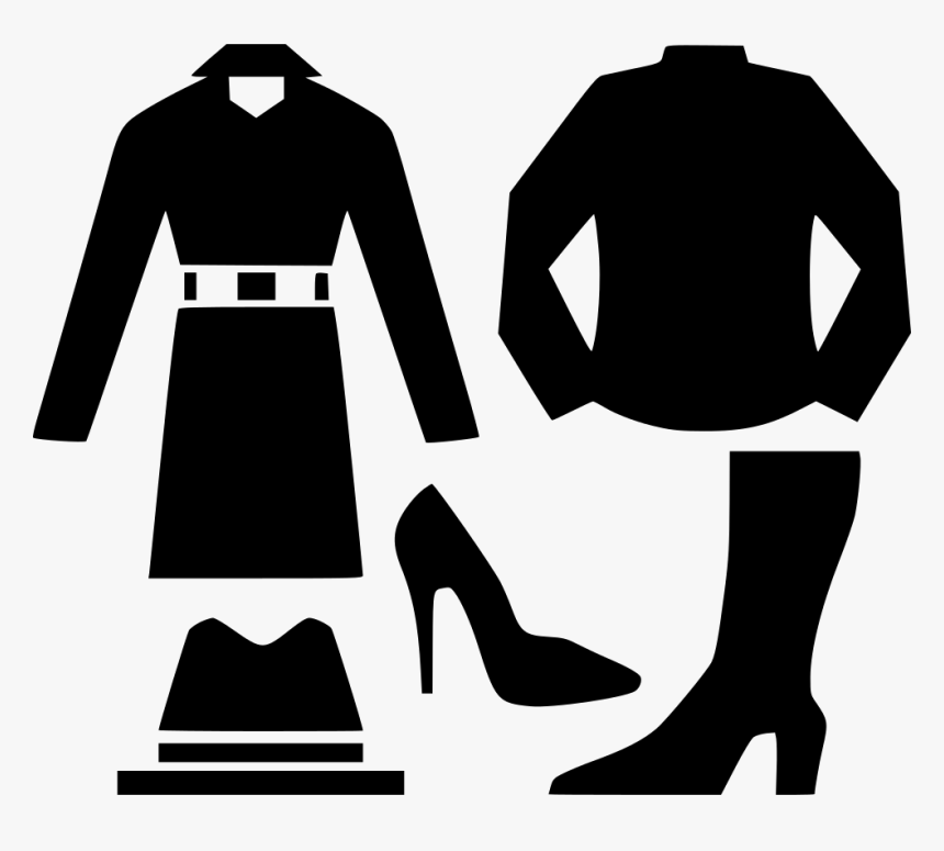 Clothing,standing,black And Art,style,formal Wear,little - Black And White Clothes Png, Transparent Png