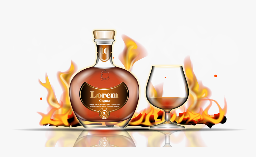 Image Library Library Alcohol Vector Cognac Bottle - Bottles Of Alcohol Vector Png, Transparent Png