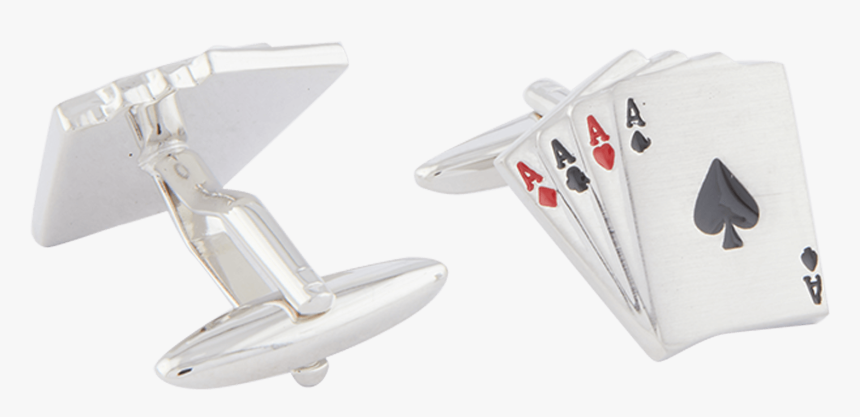 Four Aces Cufflinks - Poker, HD Png Download