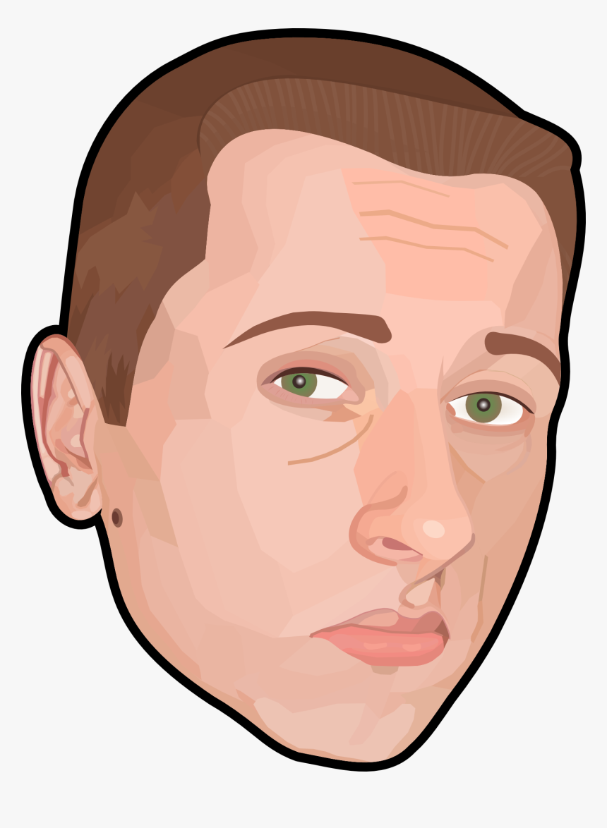 Hombre, Cara, La Cabeza, Personas, Retrato, Persona - Man Face Clipart Png, Transparent Png