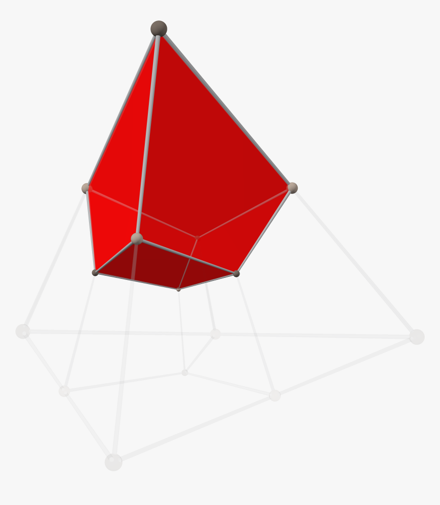 Tesseract Tetrahedron Shadow With Alternating Vertex - Triangle, HD Png Download