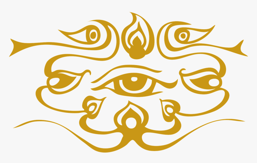 Eye, Third Eye, Flaming Eye, Alllsehend, Gold - Png Design Third Eye, Transparent Png