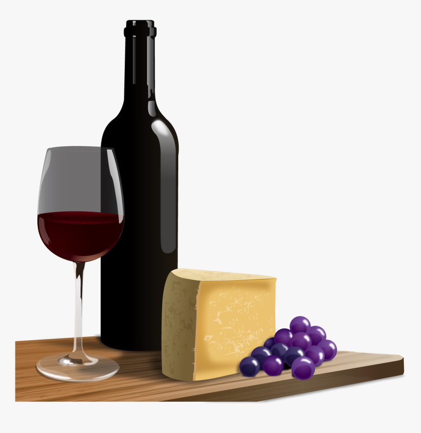 Transparent Wine Bottle Clipart - Italian Wine Clip Art, HD Png Download