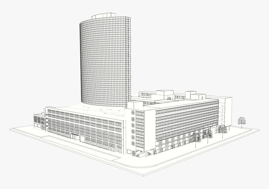 Wtc Noord - Architecture, HD Png Download