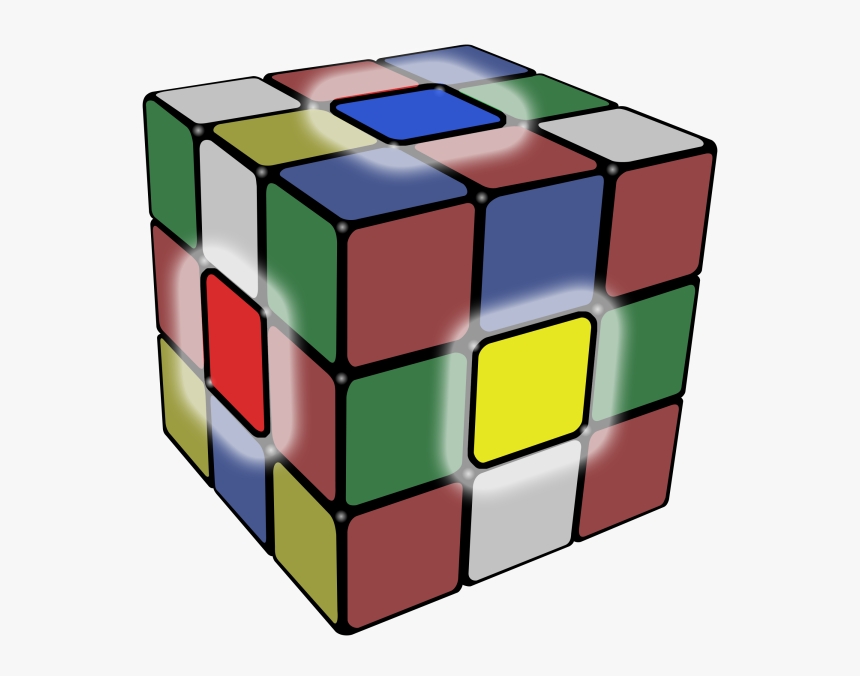 Transparent Cube Png - Corner Piece Rubiks Cube, Png Download