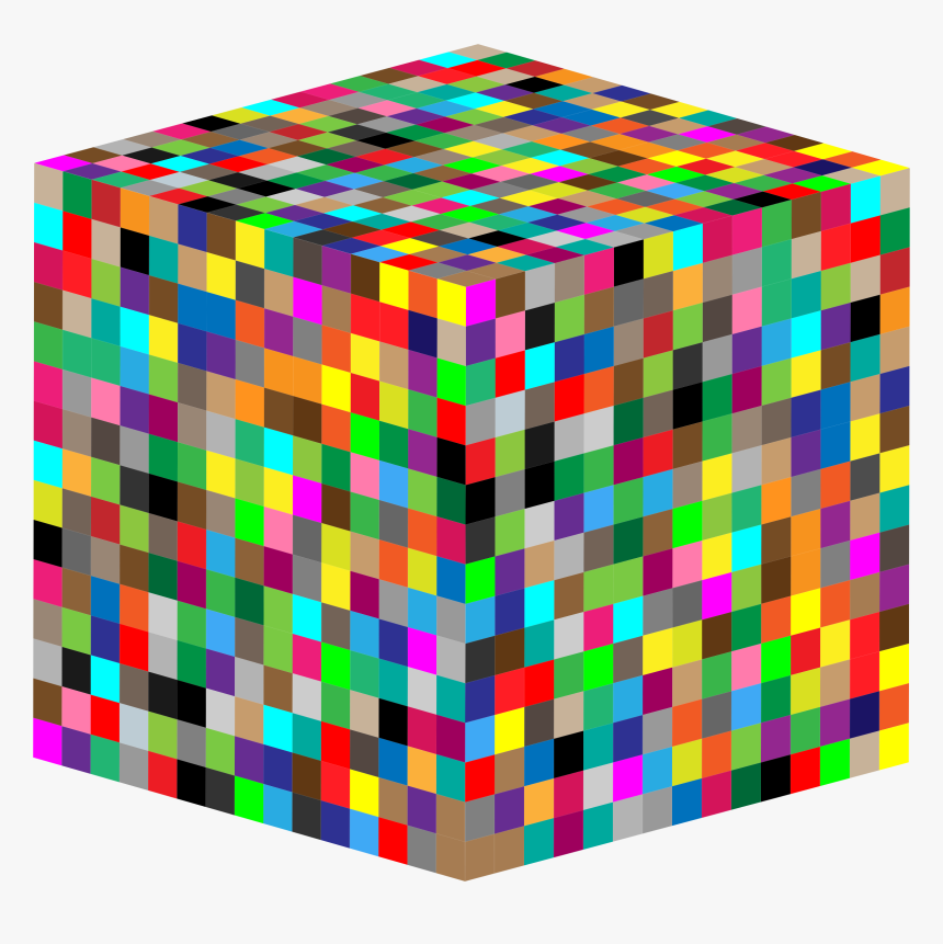 3d Multicolored Cube Clip Arts - Portable Network Graphics, HD Png Download