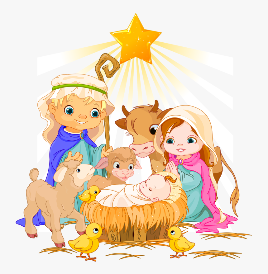 Png Clip Art - Cartoon Nativity, Transparent Png