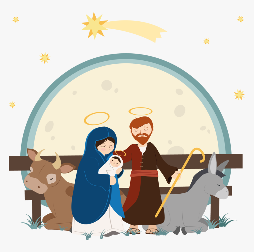 Nativity Png Cartoon, Transparent Png