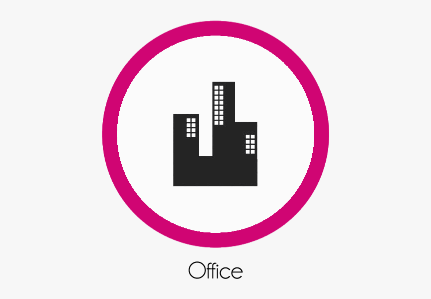 Office Space Pink Circle Mobile - Circle, HD Png Download