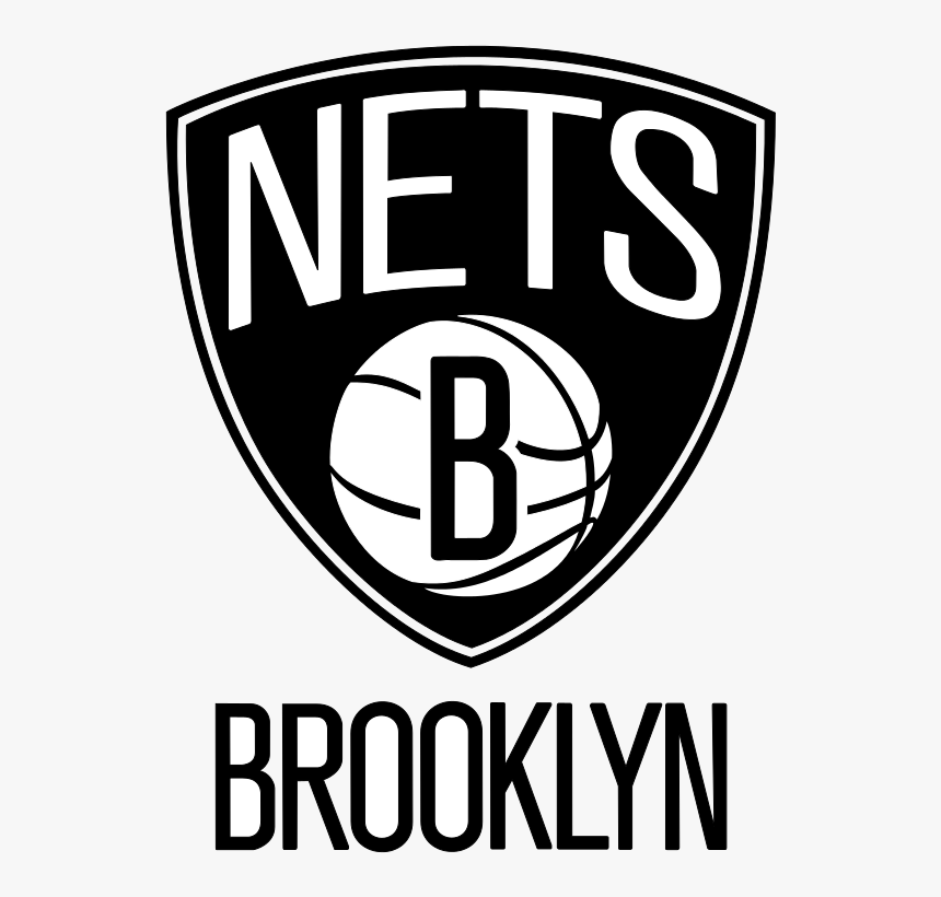 Present Logo Of The Brooklyn Nets - Brooklyn Nets Logo Png, Transparent Png