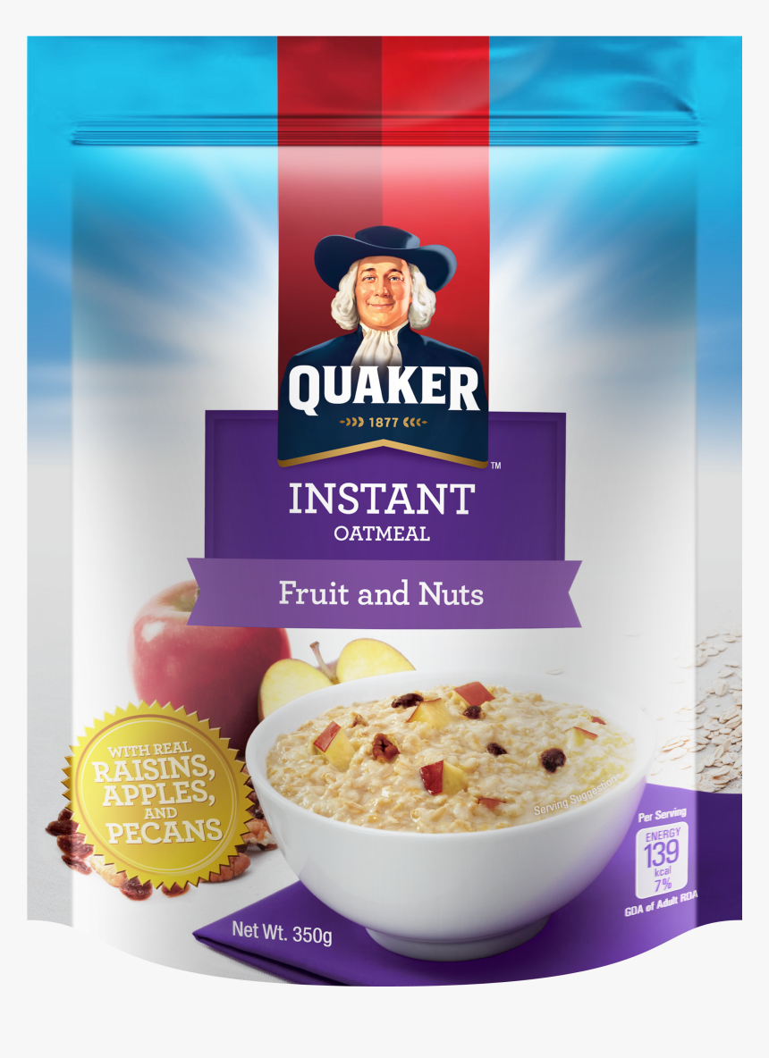 Clip Art Quaker Oat Meatloaf - Quaker Oats With Fruits, HD Png Download