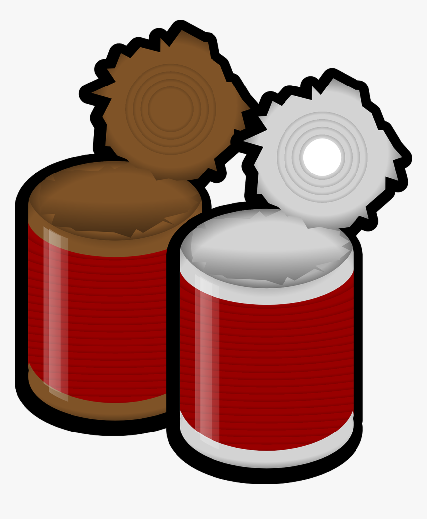 Paint Can And Brush Clip Art Download - Tin Clipart, HD Png Download