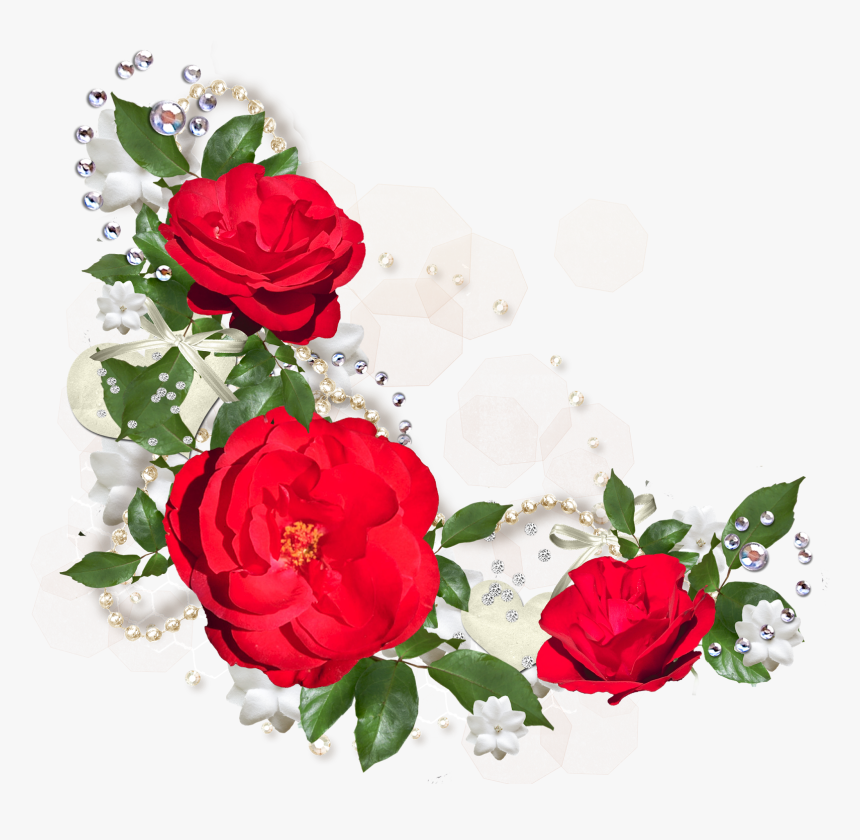 Red Roses Watercolour, HD Png Download