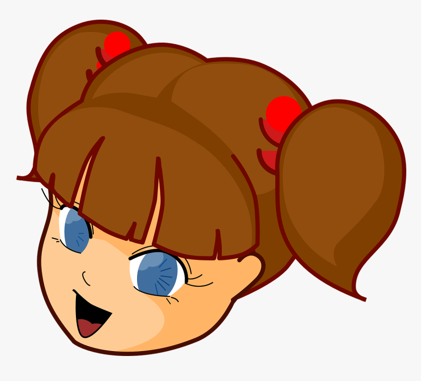 Clipart Brown Hair, HD Png Download