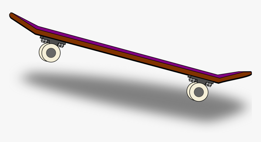 Skateboard Vector Public Domain Stock Photo Clipart - Skateboard Transparent Background Png, Png Download