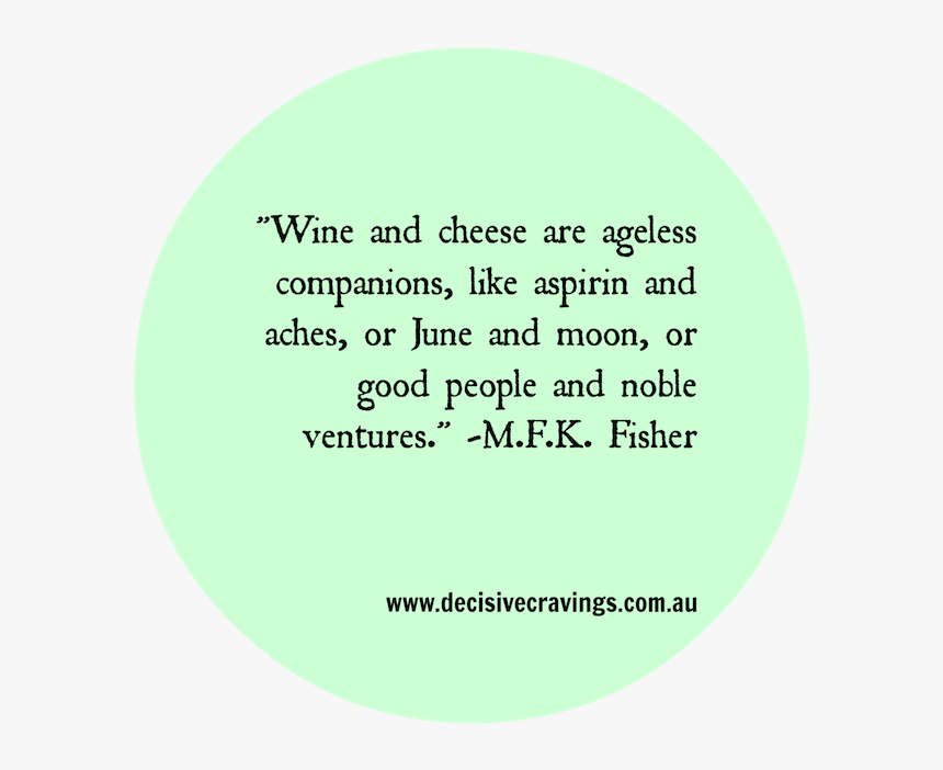 Wine And Cheese Food Quote - Circle, HD Png Download