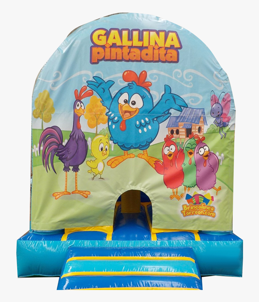 Renta Brincolin Gallinita Pintadita 
 Title Renta Brincolin - Brincolin De La Gallina Pintadita, HD Png Download