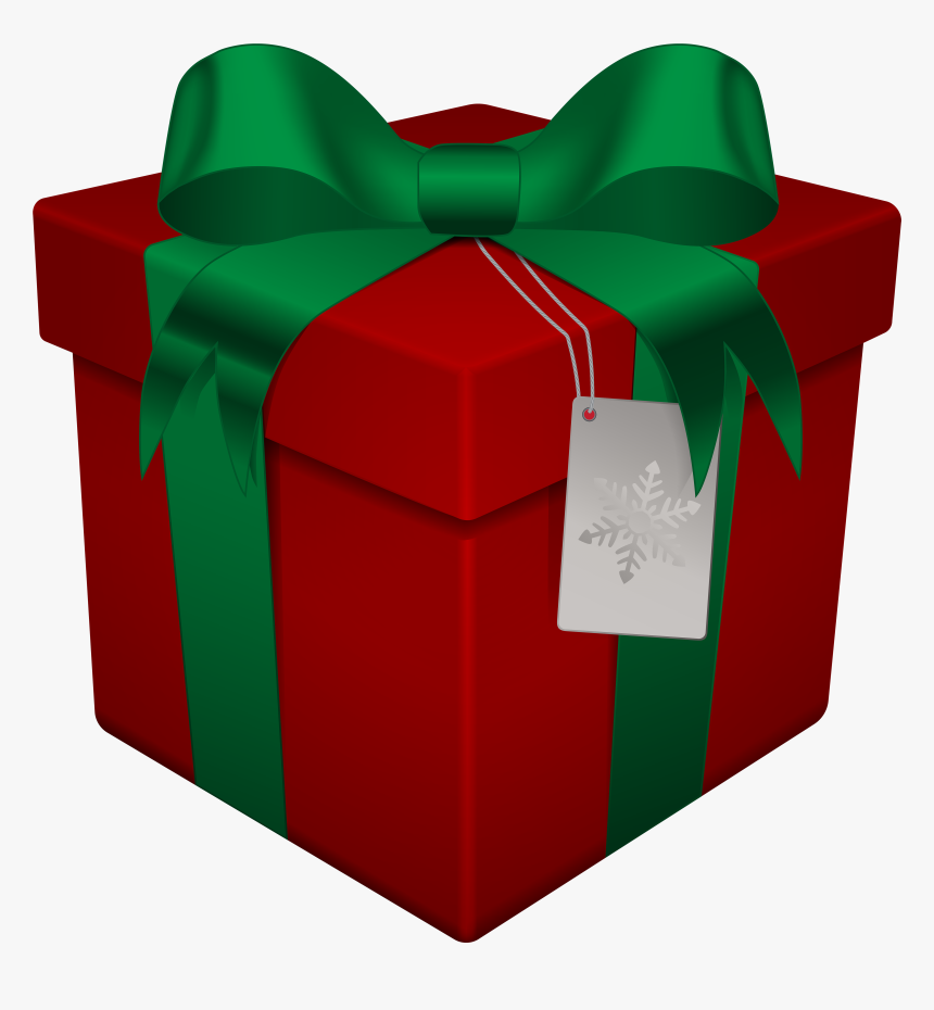 Christmas Box Red Transparent, HD Png Download