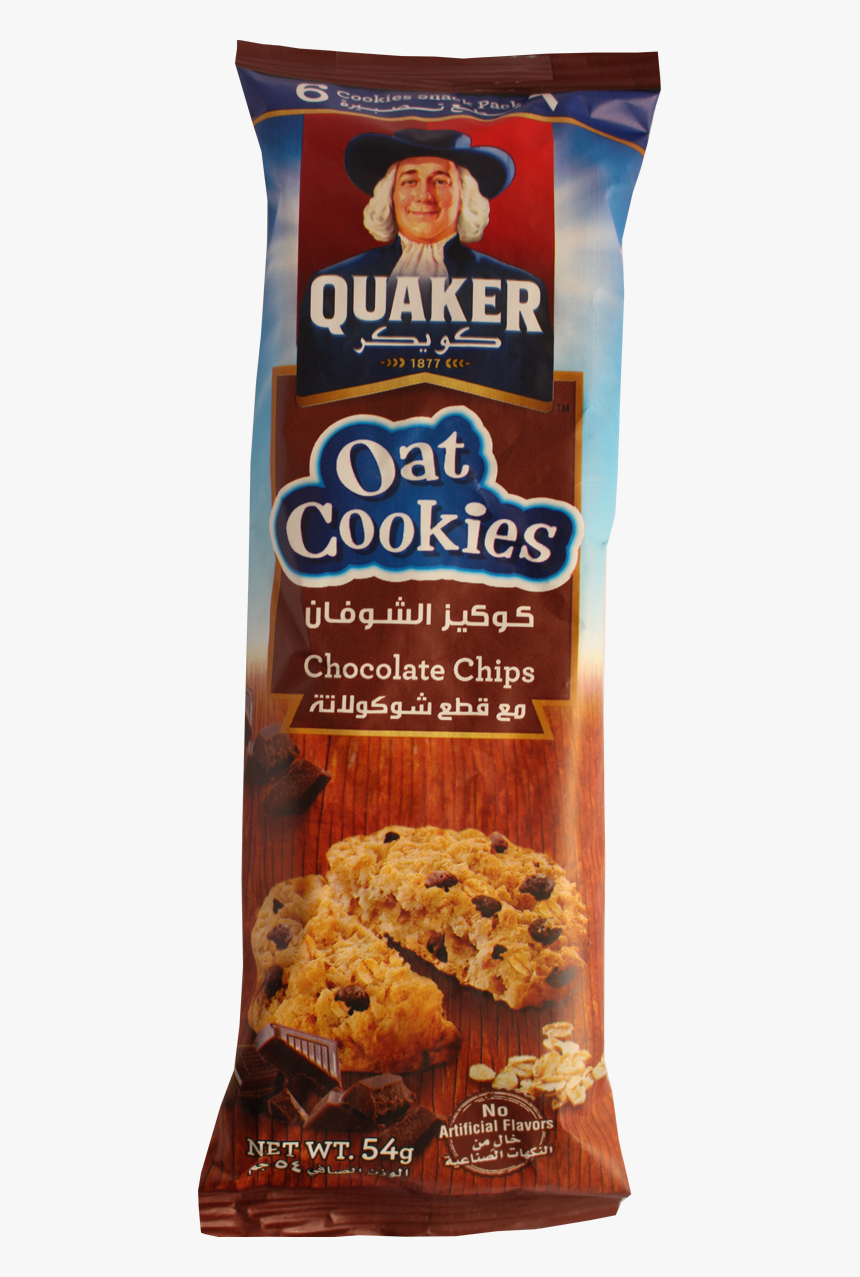Quaker Oat Cookies Chocolate Chips 54g, HD Png Download