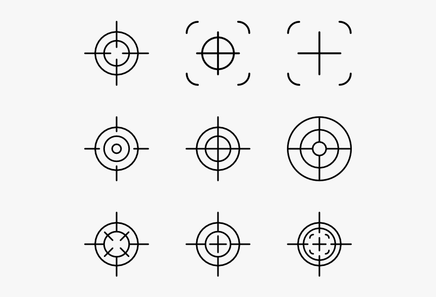 Crosshair - Map Love Icon Png, Transparent Png