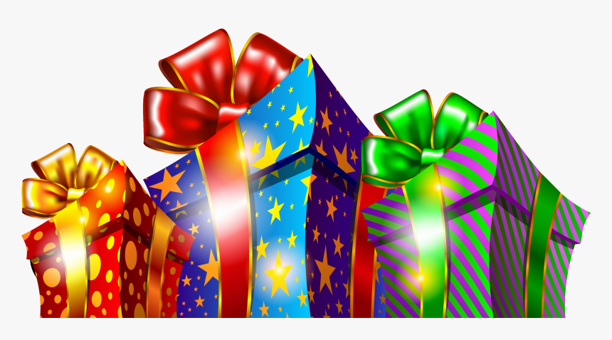 Tall Christmas Gift Dog In Box Clipart Vector Png - Christmas Toy Giveaway 2017, Transparent Png