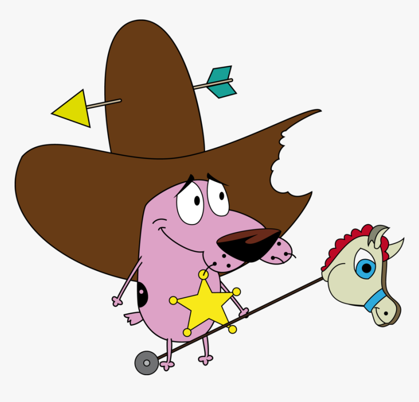 Clip Art Cowboy Cartoon Pictures - Coraje El Perro Cobarde Imagenes, HD Png Download