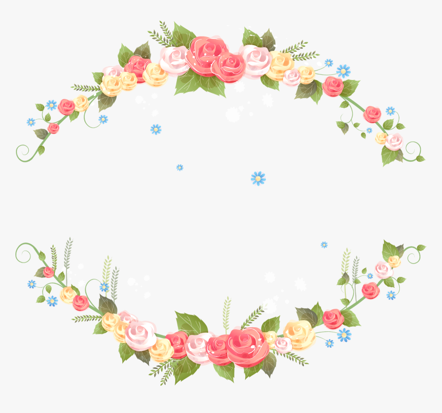 Transparent Bordas Png - Flower For Wedding Invitation Png, Png Download
