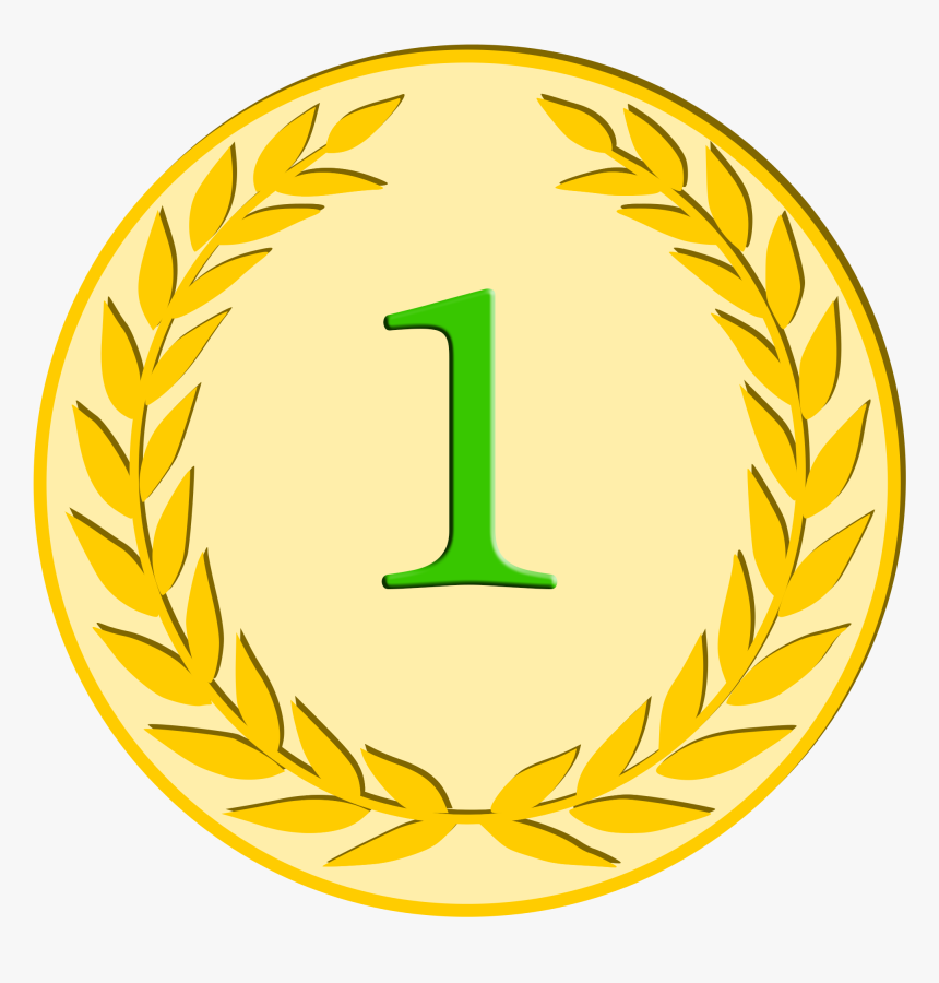 Golden Medal -1 Icon - Medal 1 Icon, HD Png Download