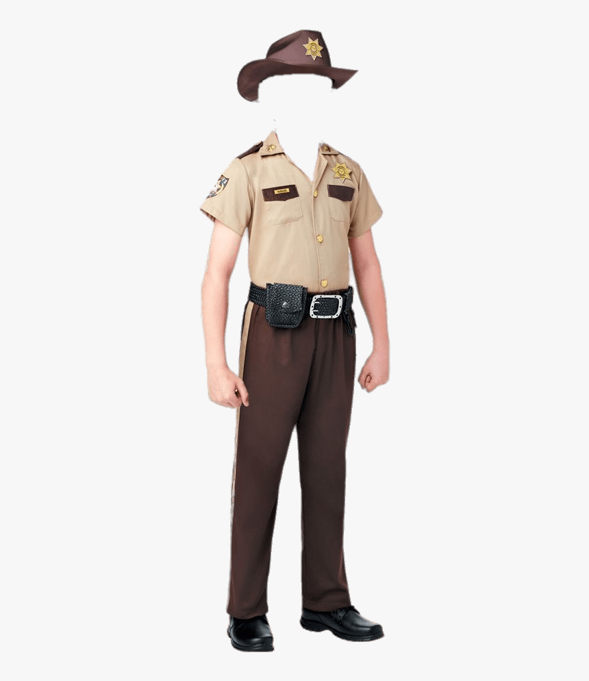 Sheriff S Costume Kids - Kid Sheriff, HD Png Download