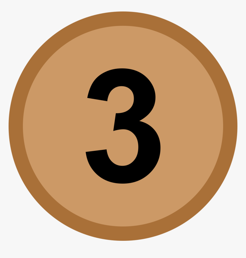 Number Three Inside A Circle, HD Png Download