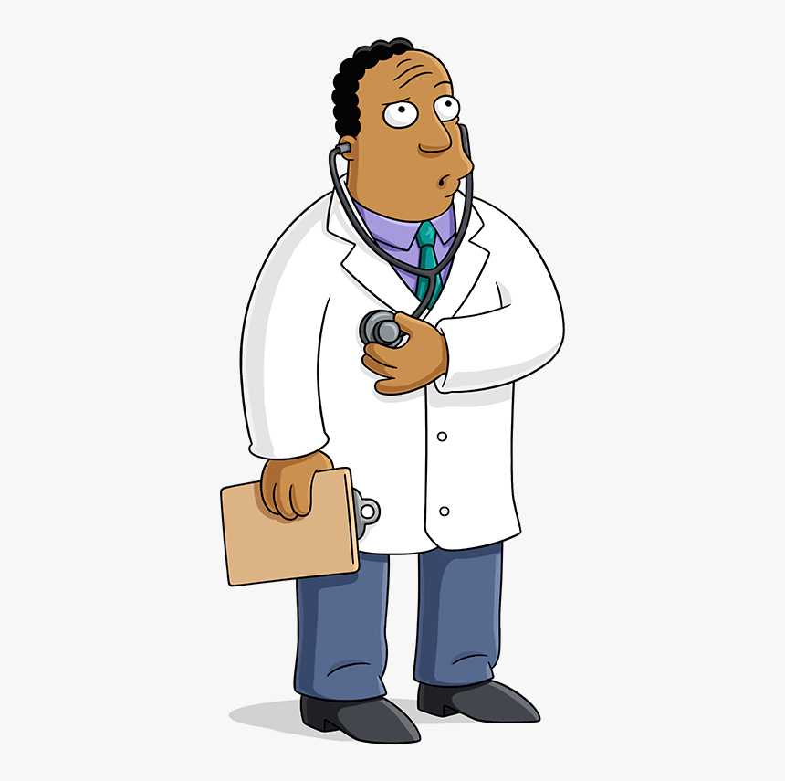 Julius Hibbert - Los Simpson Doctor Hibbert, HD Png Download
