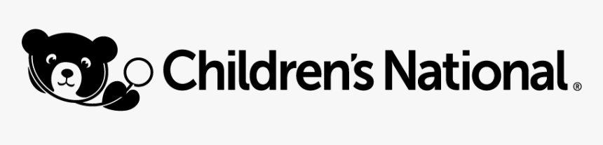 Cn Horizontal Solid 1c Black Logo 2017 Png - Children's National Medical Center, Transparent Png