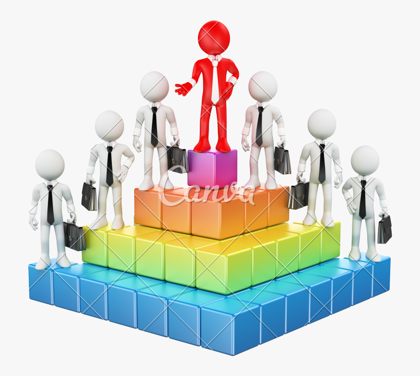 Picture Black And White Download D White People - Hierarchy Stick Figure, HD Png Download