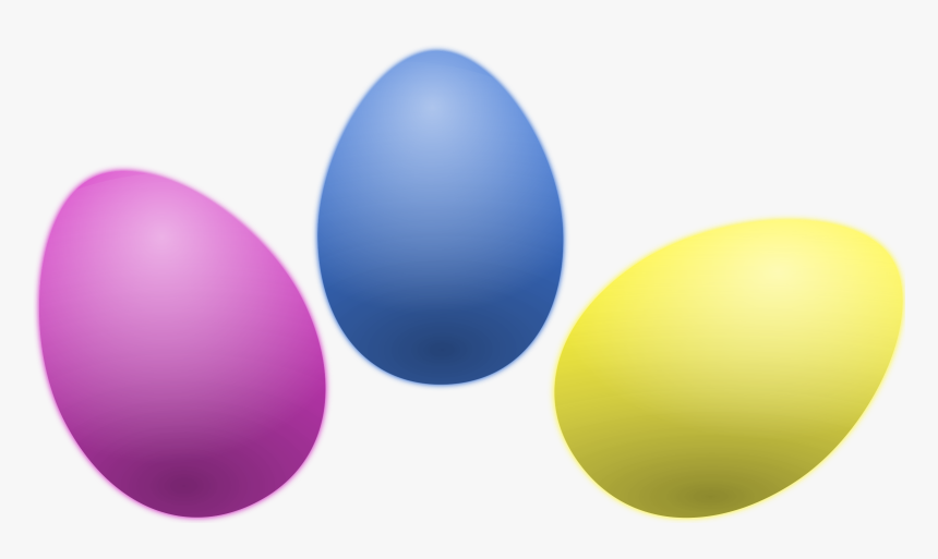 Transparent Background Easter Eggs, HD Png Download