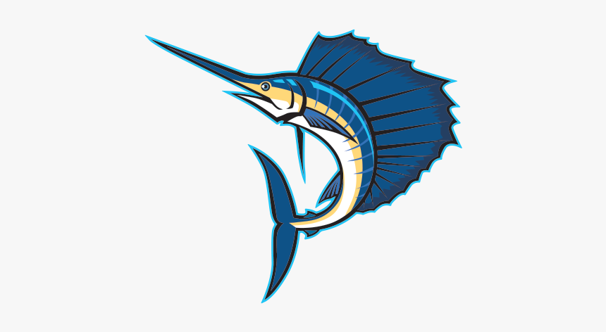 Sailfish Marlin Fishing Atlantic Blue Marlin Clip Art - Sail Fish Clip Art, HD Png Download